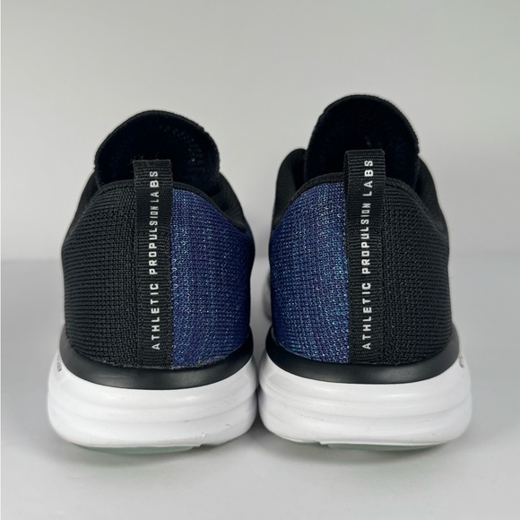 APL Techloom Pro Black Blue Knit Sneakers Men's Size 8 - Picture 5 of 9